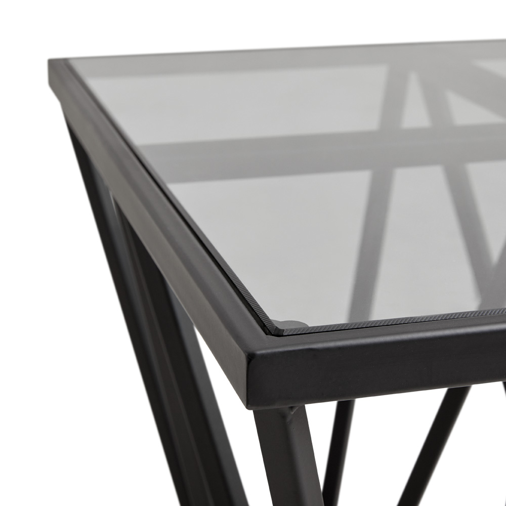 Luxor Black End Table